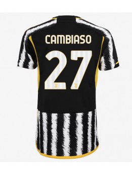 Billige Juventus Andrea Cambiaso #27 Hjemmedrakt Dame 2023-24 Kortermet